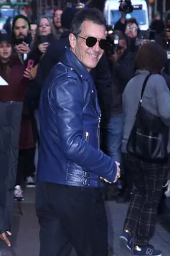 men's blue lambskin leather biker jacket classic moto zip style stylish