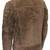 Men’s brown suede genuine lambskin leather jacket-zip & button quilted hand style