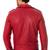 Men's red lambskin leather jacket- multipal zipper motorcycle biker style