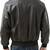 men's brown genuine lambskin leather jacket-bomber biker 2 pocket & ribb cuff style