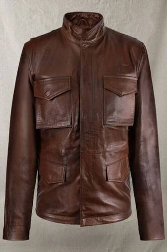 men's brown lambskin leather biker jacket classic moto zip style ultimate