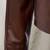 Men's brown genuine lambskin leather envelope pocket jacket motorcycle