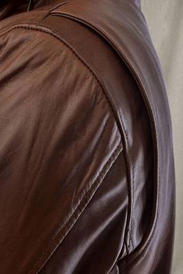 men's brown lambskin leather biker jacket classic moto zip style ultimate 4