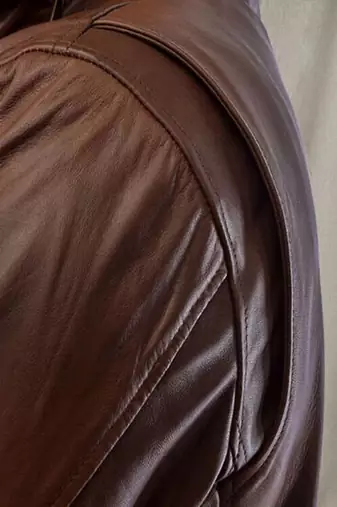 men's brown lambskin leather biker jacket classic moto zip style ultimate