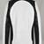 Men's white black design genuine lambskin leather jacket biker motorcycle
