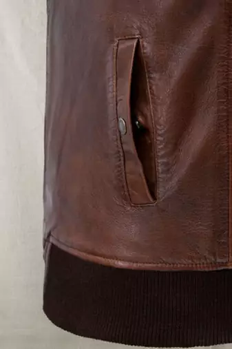 men's brown lambskin leather biker jacket classic moto zip style advanced