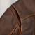 Mens brown genuine lambskin leather jacket 4 pockets rub off  style