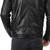 Black genuine lambskin leather jacket café racer motorcycle biker jacket