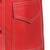 Red colort envelope pockets  genuine lambskin leather jacket  korean streetwear trucker