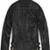 Men's black genuine lambskin leather jacket multiple zip & button biker style