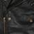 Men's black genuine lambskin leather jacket multiple zip & button biker style