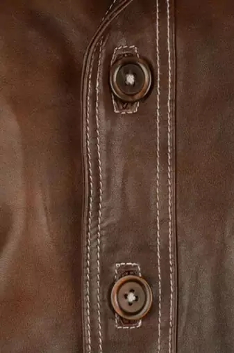 men's brown lambskin leather trucker jacket rugged trucker style premium
