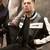  mens black & white moto jacket genuine lambskin leather hollywood style bomber jacket