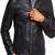 men's black genuine lambskin leather jacket ziper & café racer biker style