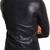 men's black genuine lambskin leather jacket ziper & café racer biker style