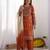 Womens trendy stylish embroidery thread work kurta set