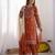 Womens trendy stylish embroidery thread work kurta set