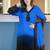 Womens's trendy stylish french crepe silk kurta sent