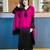 Womens's trendy stylish french crepe silk kurta sent