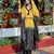Womens's trendy stylish french crepe silk kurta sent