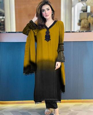 Womens's trendy french crepe silk kurta sent 2