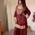 New trendy stylish real mirror work with lace border kurta set