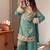 New trendy stylish real mirror work with lace border kurta set
