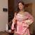 New trendy stylish real mirror work with lace border kurta set