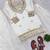 New trendy stylish real mirror work with lace border kurta set