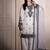 Womens trendy stylish embroidery thread work kurta set