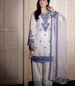 Womens trendy  embroidery thread work kurta set