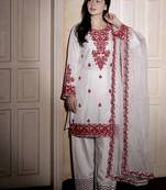 Womens trendy  embroidery thread work kurta set