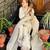 Womens trendy stylish embroidery thread work kurta set