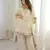 real mirror work with lace border kurta set