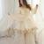 New latest trendy real mirror work with lace border kurta set