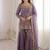 Womens new fancy embroidery sequence work with zarkan diamond work kurta set
