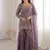 Womens new fancy embroidery sequence work with zarkan diamond work kurta set