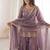 Womens new fancy embroidery sequence work with zarkan diamond work kurta set