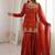 Womens new fancy embroidery sequence work with zarkan diamond work kurta set