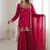 Womens new fancy embroidery sequence work with zarkan diamond work kurta set