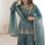 Womens new fancy embroidery sequence work with zarkan diamond work kurta set