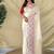 White Color Multithread And  Rich zari weaving Work Silk Saree