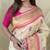 Off White Color Zari Weaving Work Silk Saree