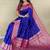 Purple Color  Zari woven buttas Work Silk Saree