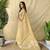 Light Yellow Color Zari Weaving Work Silk Saree