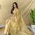 Light Yellow Color Zari Weaving Work Silk Saree