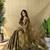 Mehndi Green Color Zari Weaving Work Silk Saree
