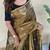 Mehndi Green Color Zari Weaving Work Silk Saree