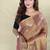 Peach Color Zari Weaving Work Silk Saree
