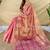 Pink Color Zari Weaving Work Silk Saree
